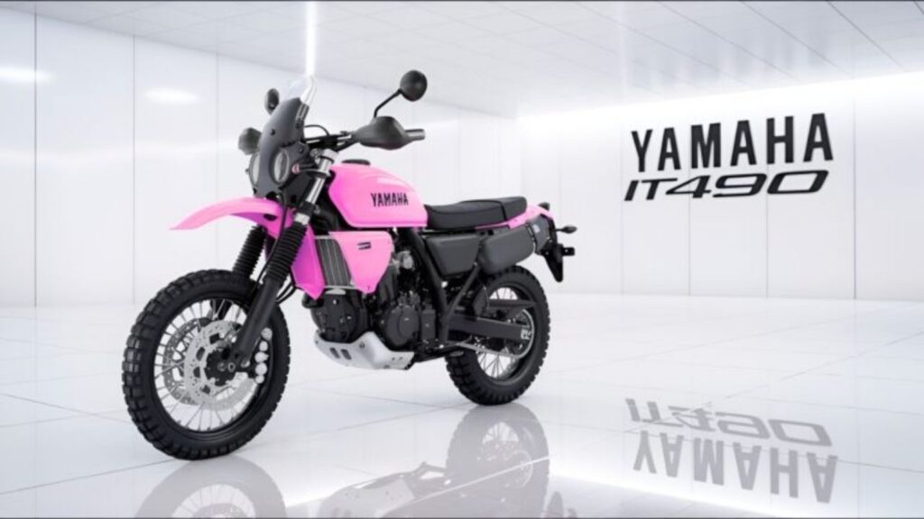 Yamaha IT490 Rosa 2026: Diseño Único y Rendimiento Dual-Sport en Moto Concepto