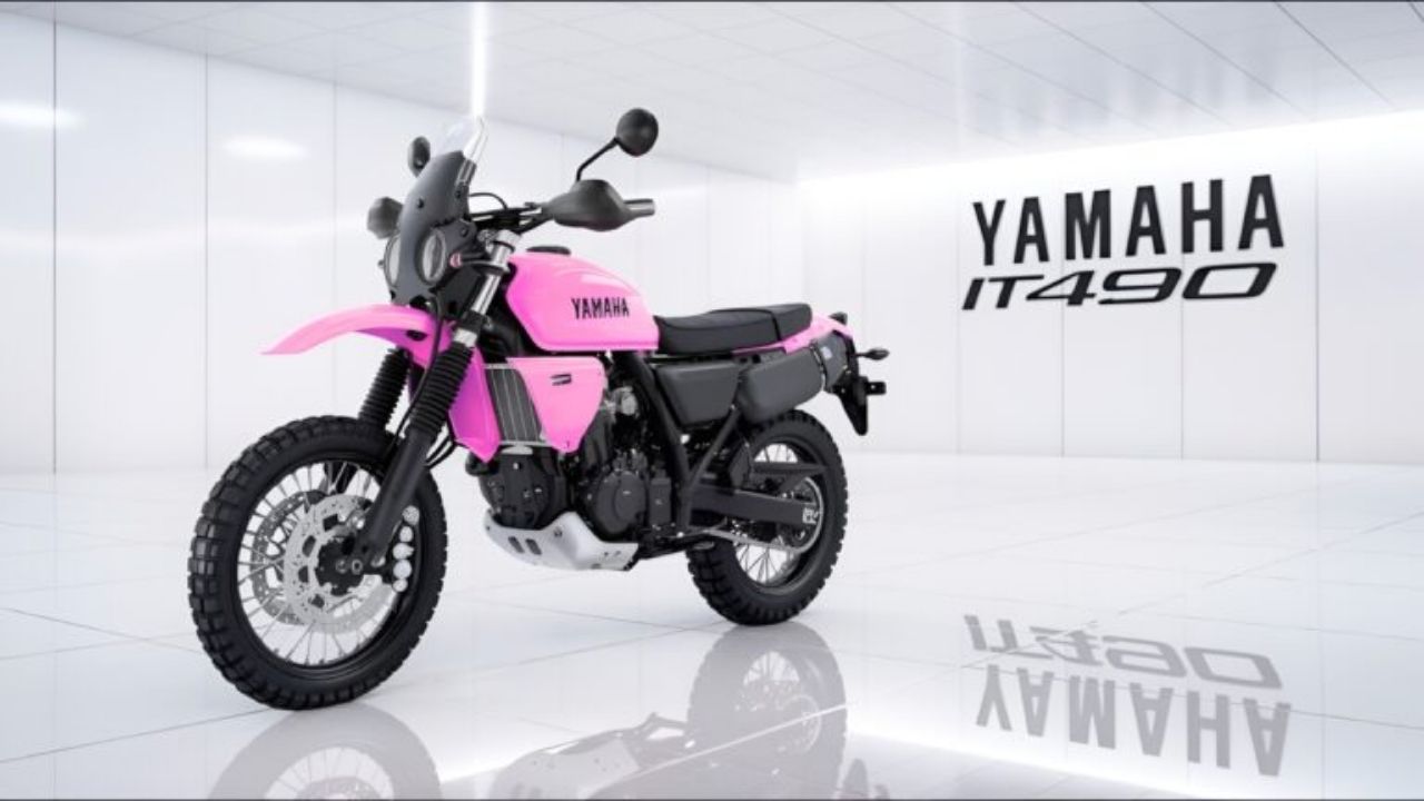 Yamaha IT490 Rosa 2026: Diseño Único y Rendimiento Dual-Sport en Moto Concepto